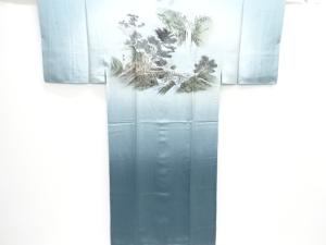 未使用品　山水風景模様男物長襦袢